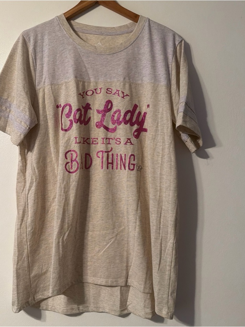 NEW Disney Parks You Say Cat Lady Like It’s A Bad Thing T-shirt Tee Women’s XL